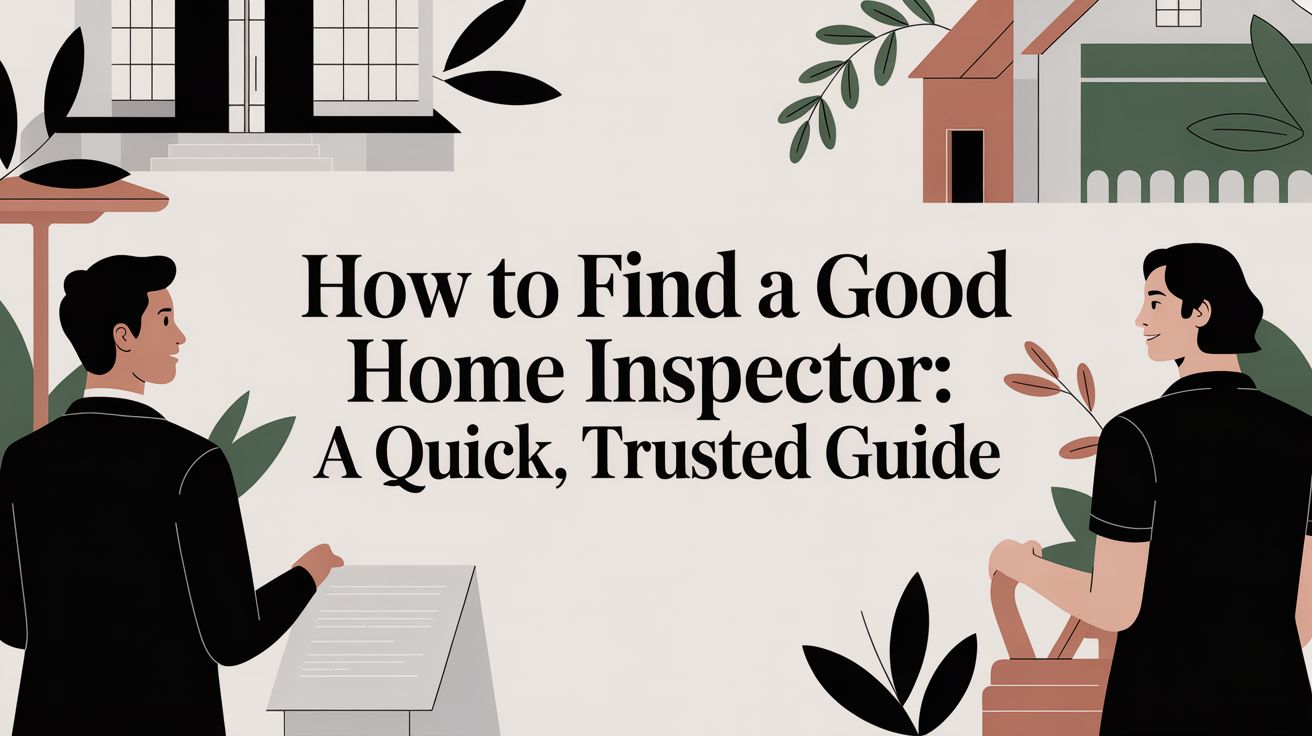 How to Find a Good Home Inspector: A Crucial Step in Buying Your Home