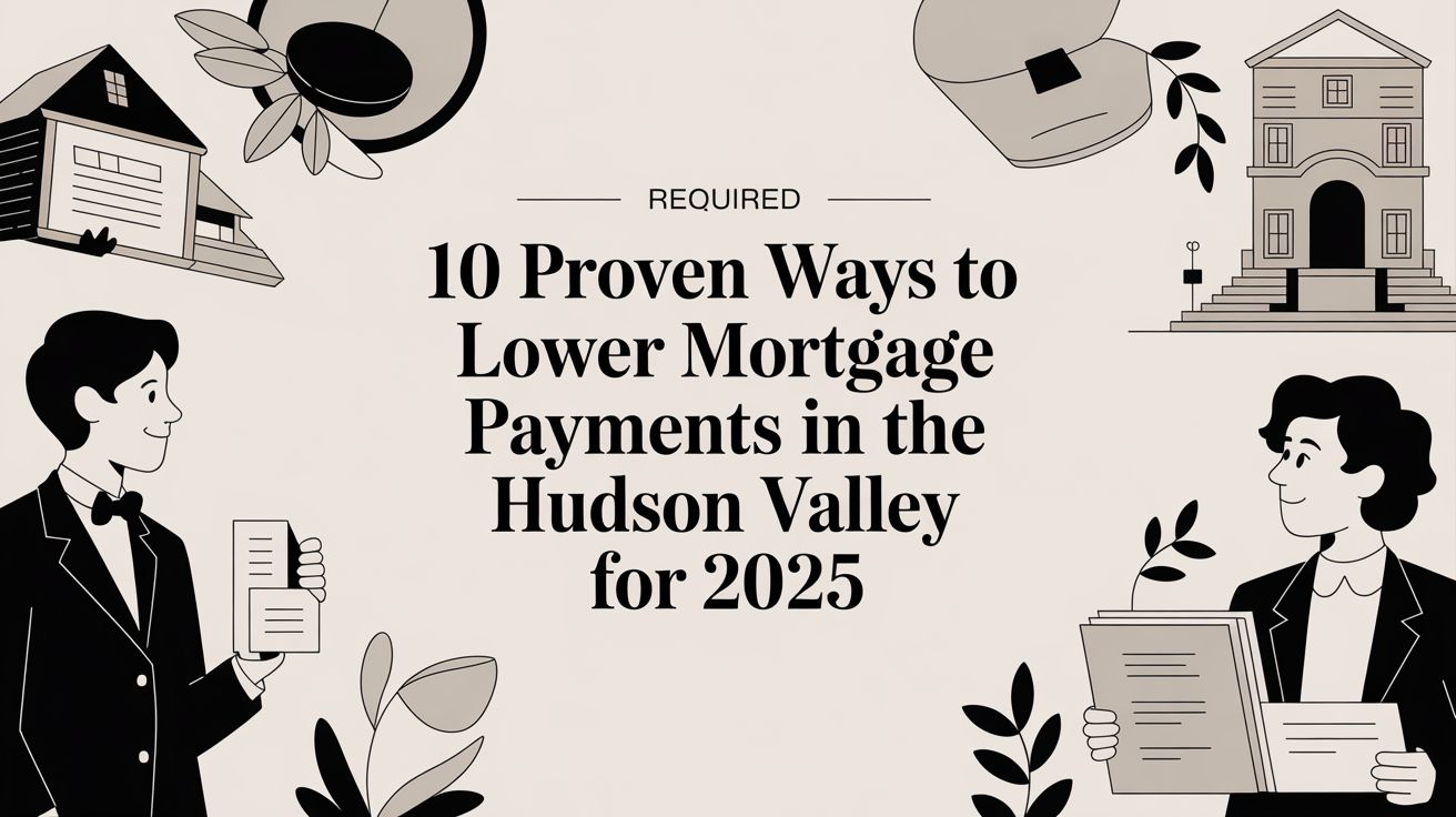 10 Proven Ways to Lower Mortgage Payments in the Hudson Valley for 2025
