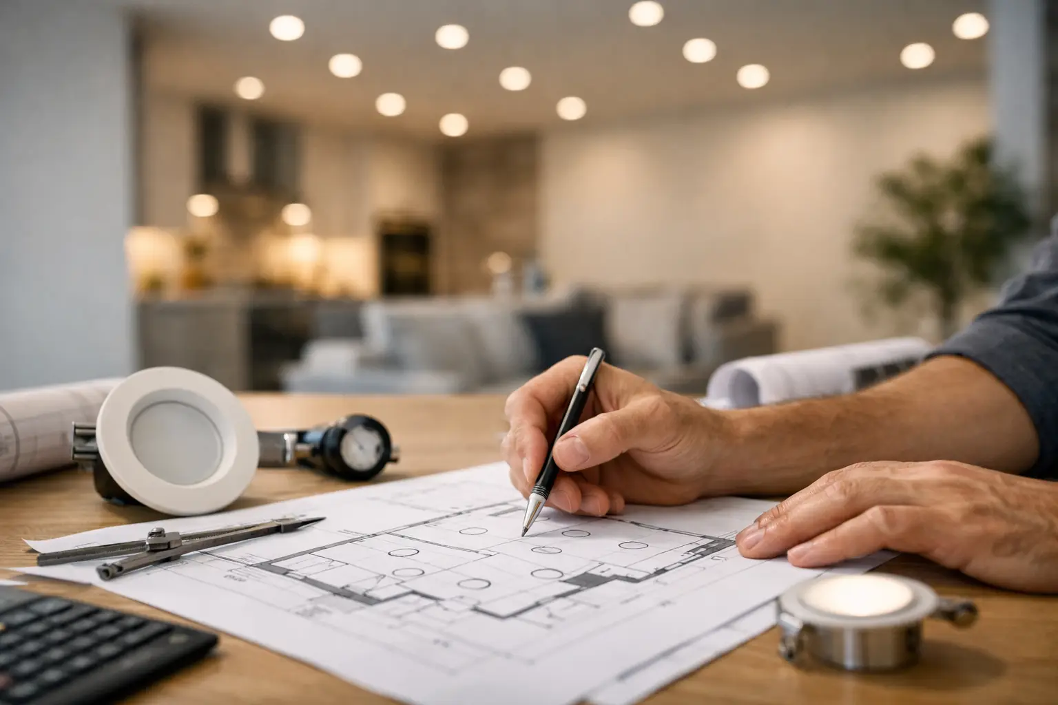 How to Plan Recessed Lighting Spacing